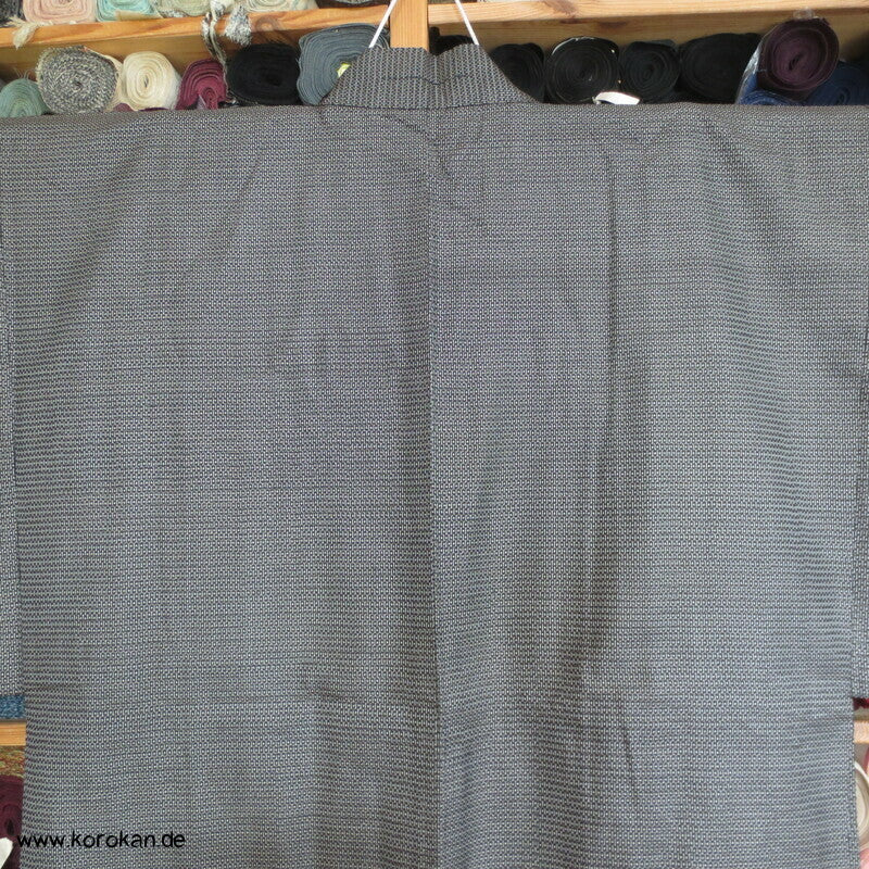 Tiger und Drachen Futter Tsumugi Kasuri Haori Männer Kimono Jacke