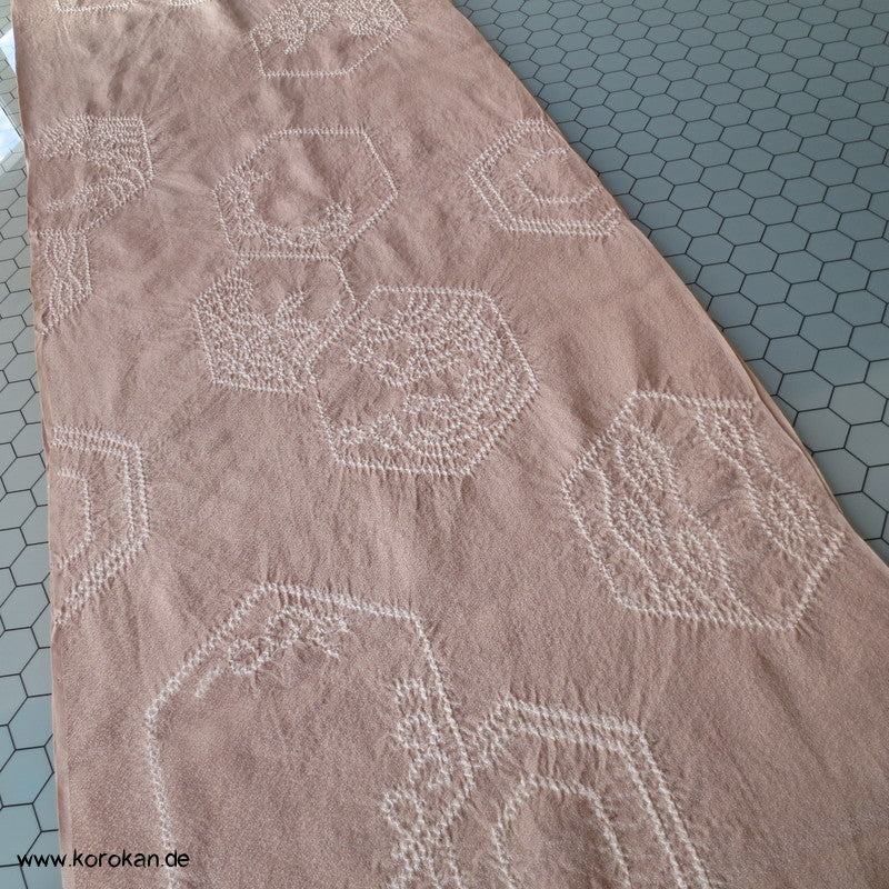 Shibori Kikko Kimono Seidencrepe