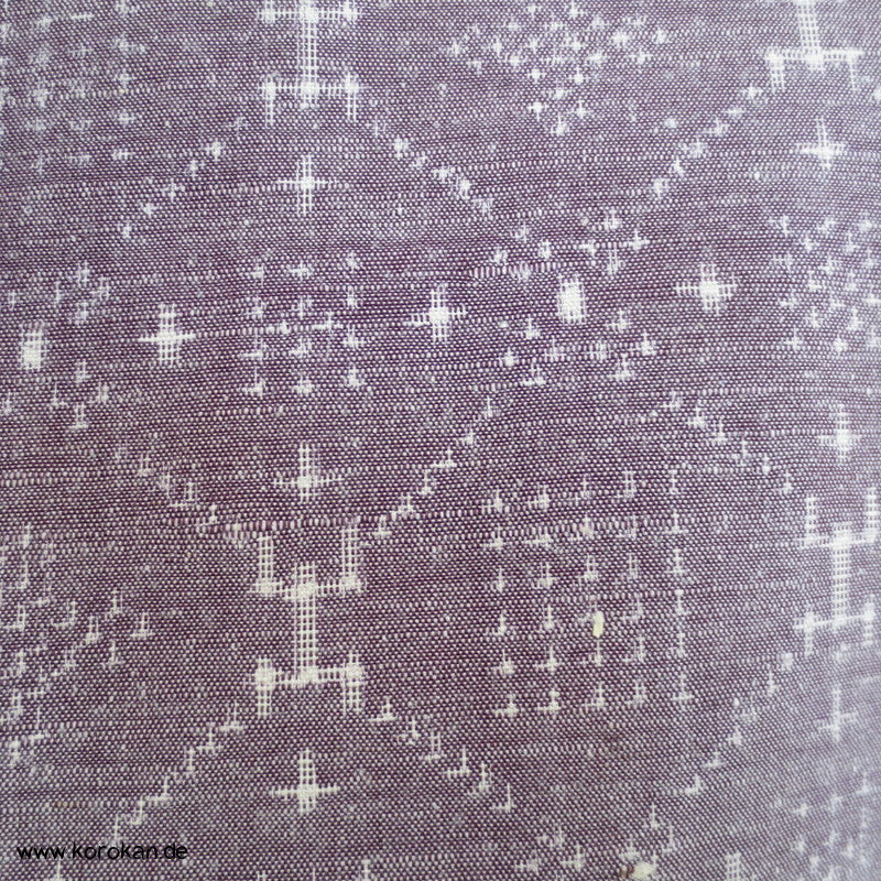 Karo - Rauten Drehermuster Tsumugi Seiden Kimono