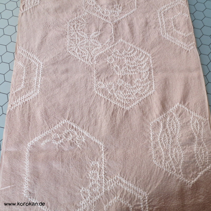 Shibori Kikko Kimono Seidencrepe