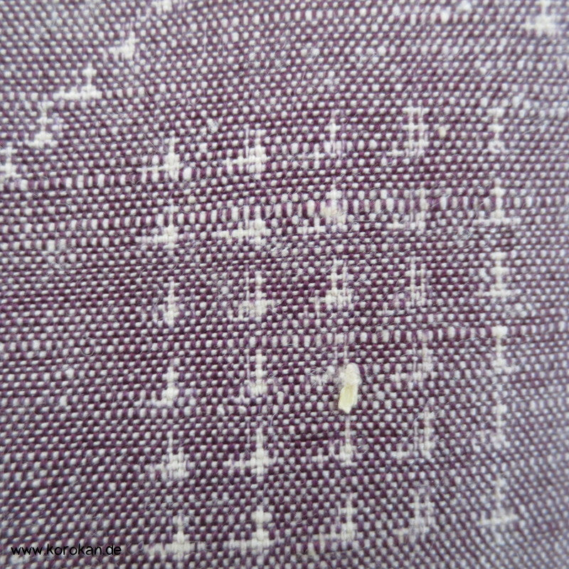 Karo - Rauten Drehermuster Tsumugi Seiden Kimono