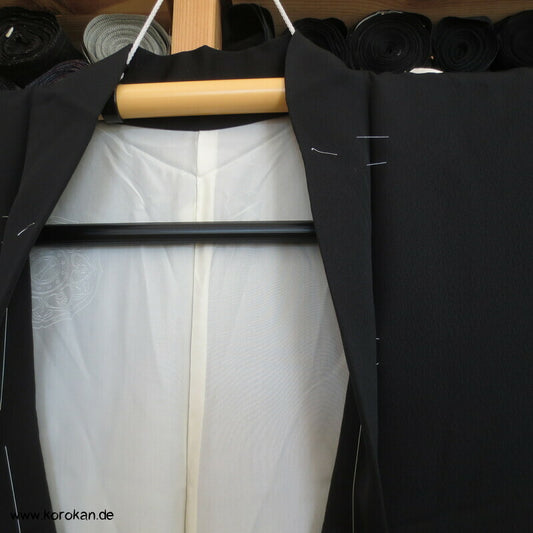 gewebte Häuser, Blüten, Wolken Haori, mit Himo