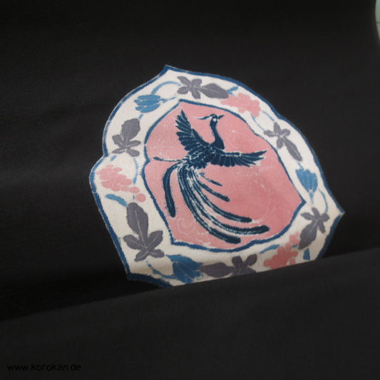 Phönix Enbleme Tomesode Kimono Seidencrepe