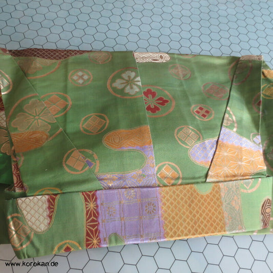 grün goldener Brokat Hakama - Umanori - Hosen - Typ