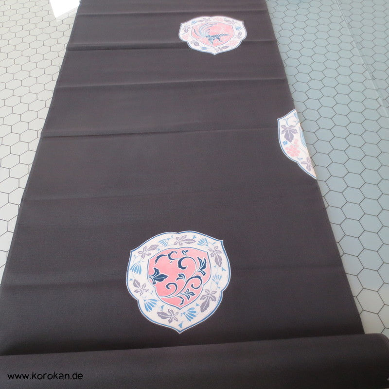 Phönix Enbleme Tomesode Kimono Seidencrepe