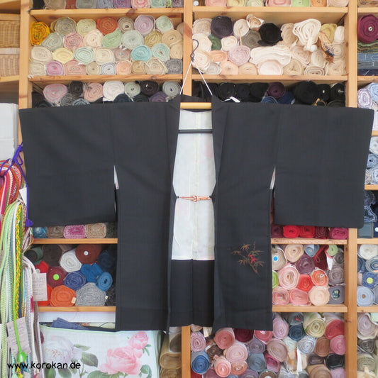 Urushi Bambus Haori Kimono Jacke, mit Himo