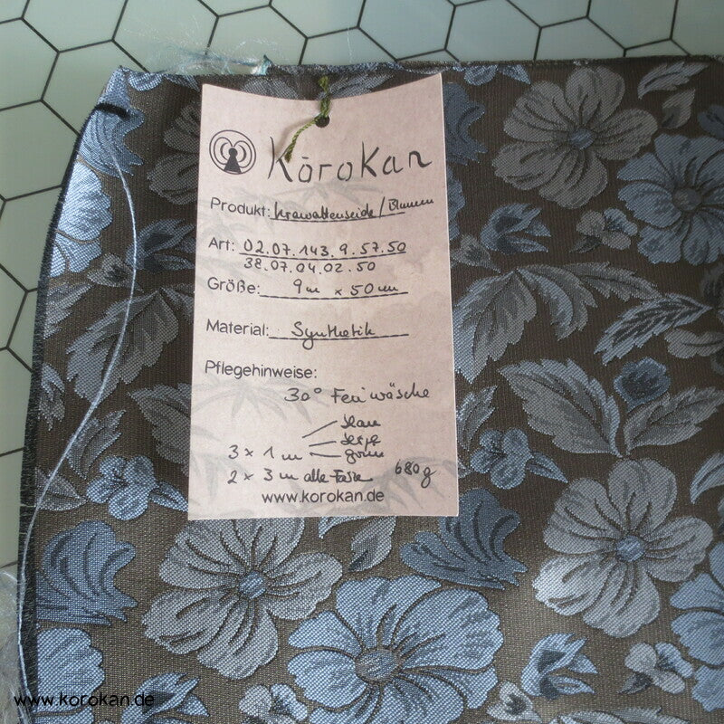 Blumen Krawattenseide - synthetisch