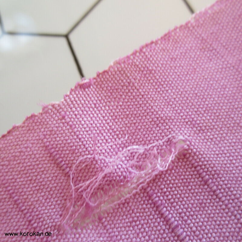 Kimono Tanmono Stoffrolle Wollmisch Jacquard Pinien in fliederrosa