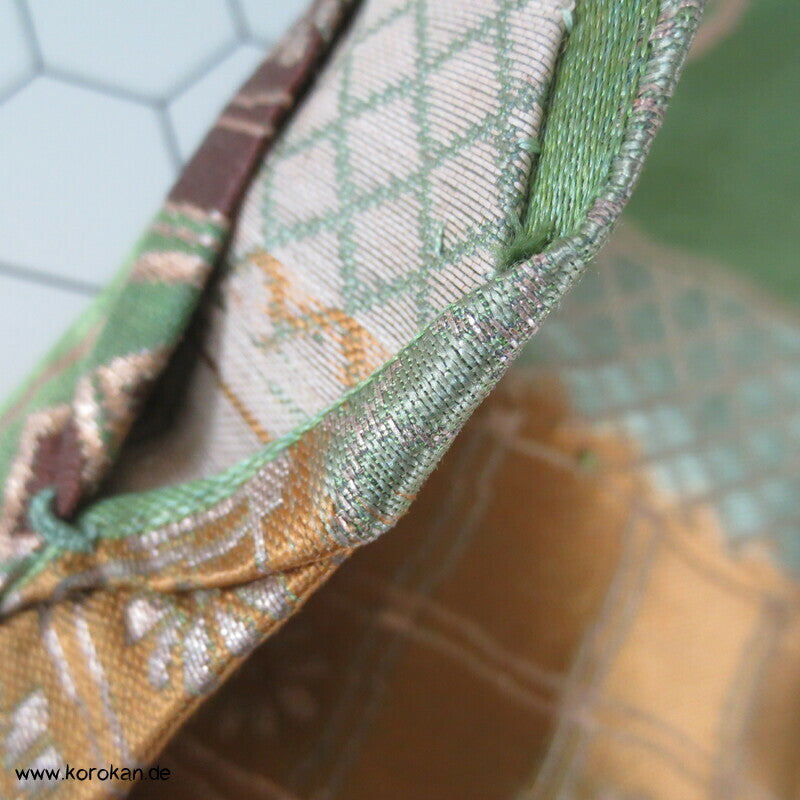 grün goldener Brokat Hakama - Umanori - Hosen - Typ