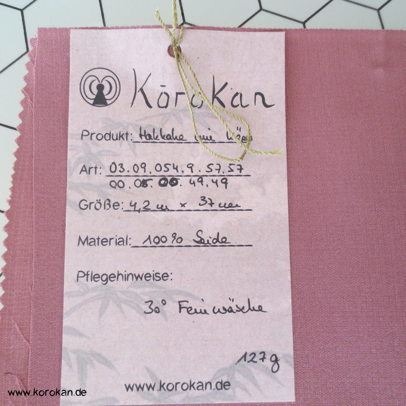 Hakkake mauve Seidenköper / Serge unteres Kimono Futter