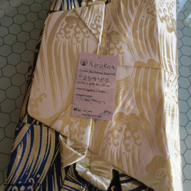 wilde Wellen Bokashi Brokat Umanori Hakama Kimono Hose