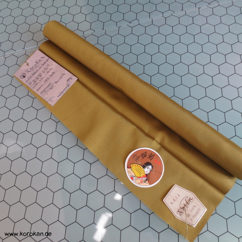 Hakkake khaki Honan Seide unteres Kimono Futter