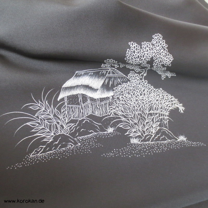Häuser Tomesode / Haori Seidencrepe