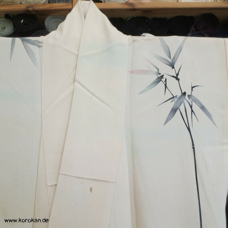 gemalter Bambus Hitoe Homongi Kimono