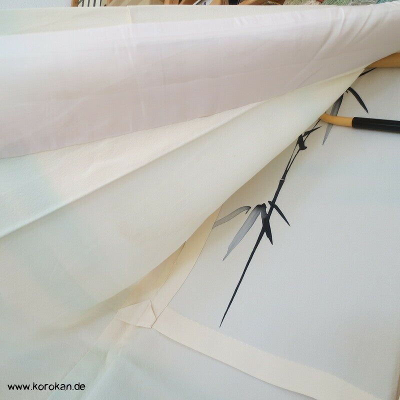 gemalter Bambus Hitoe Homongi Kimono