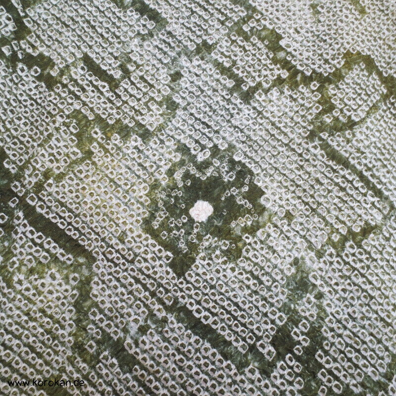 Full Shibori Seidendamast Blüten Komon Kimono
