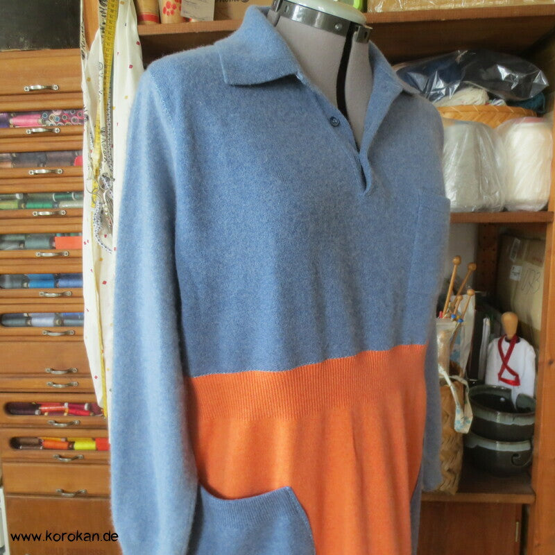 Edel Kaschmir Pullover Upcycling Kleid