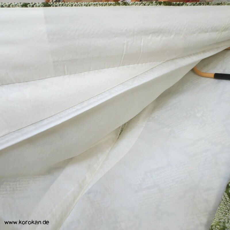 Full Shibori Seidendamast Blüten Komon Kimono