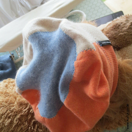 Edel Kaschmir Pullover Upcycling Mützen