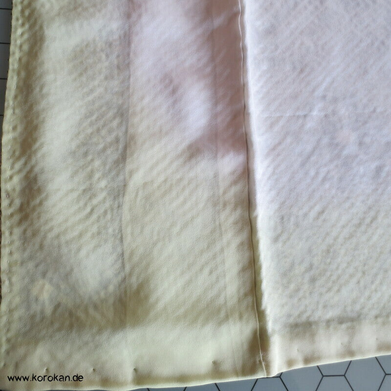Full Shibori Seidendamast Blüten Komon Kimono