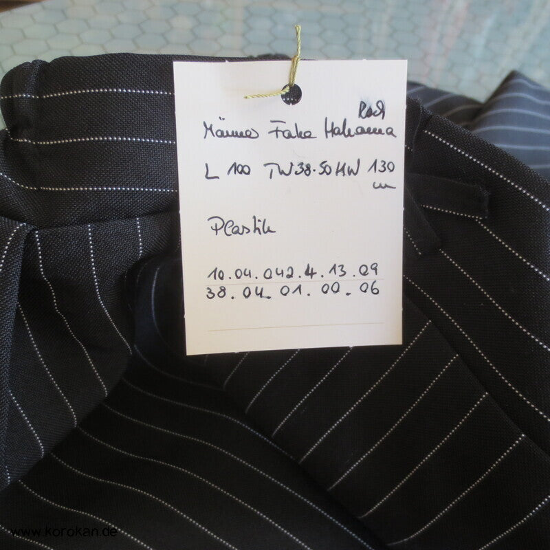 gestreifte Sommer Synthetik Fake Hakama - Andon - Rock - Typ