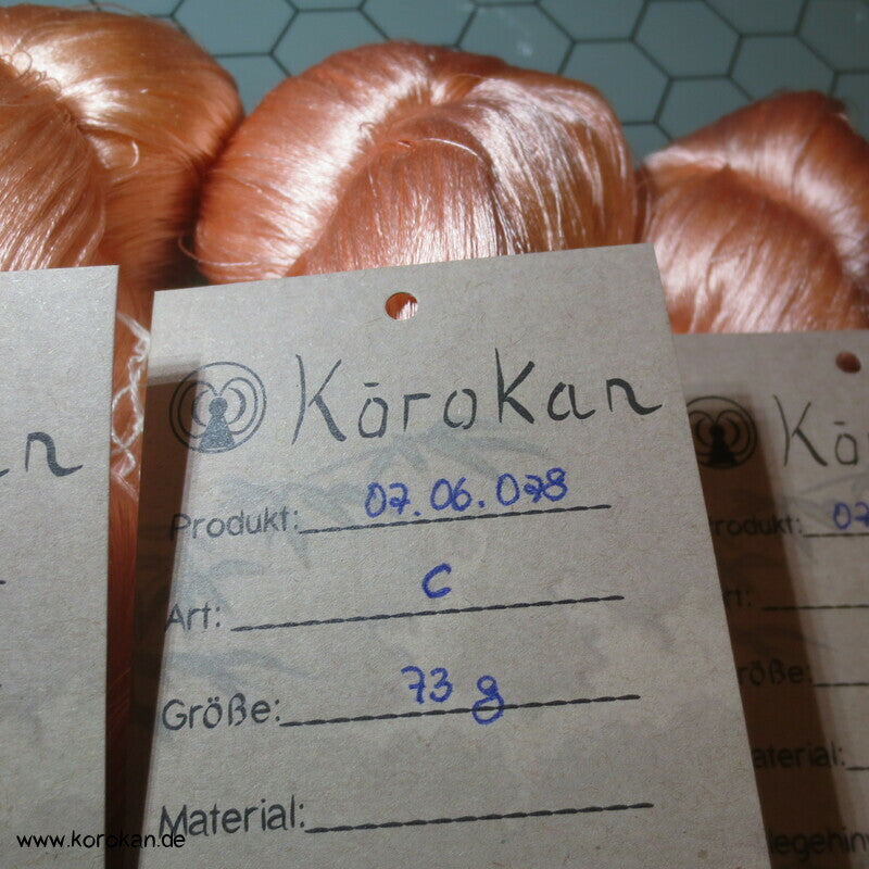 altrosa blush Seidengarn zum Weben aus japanischer Obi Werkstatt