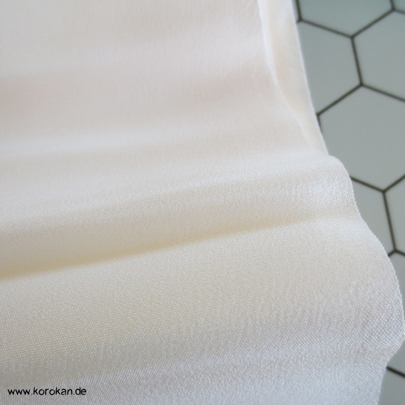 japanische natur Kimono Chirimen Crepe Seide - schlicht