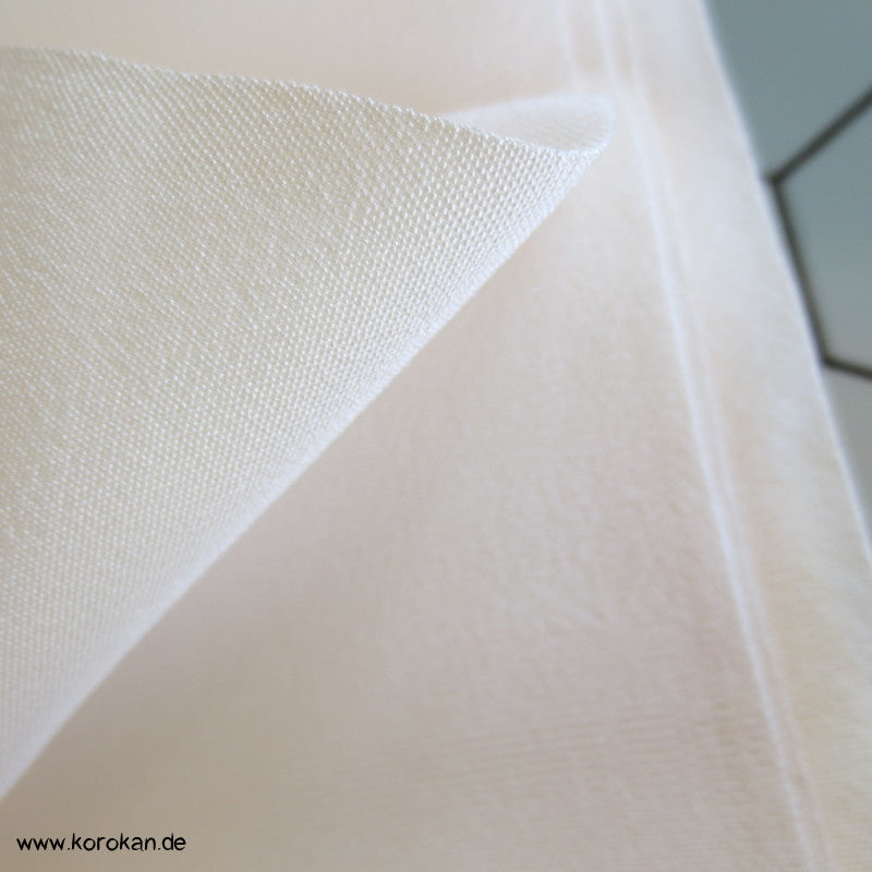 japanische natur Kimono Chirimen Crepe Seide - schlicht
