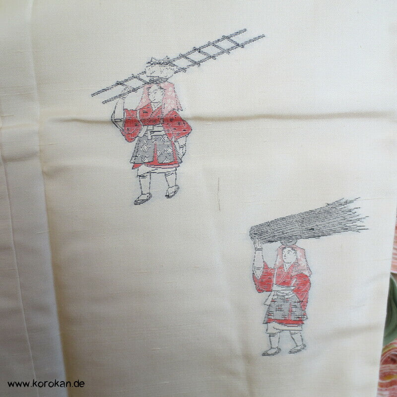 Bauersfrauen Tsumugi Seiden Kimono von Yamato