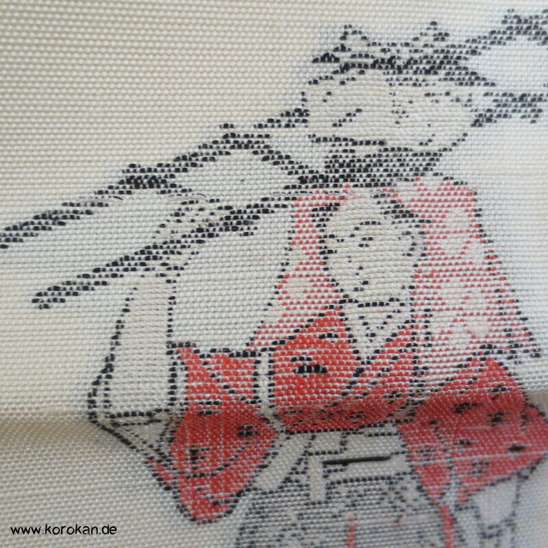 Bauersfrauen Tsumugi Seiden Kimono von Yamato