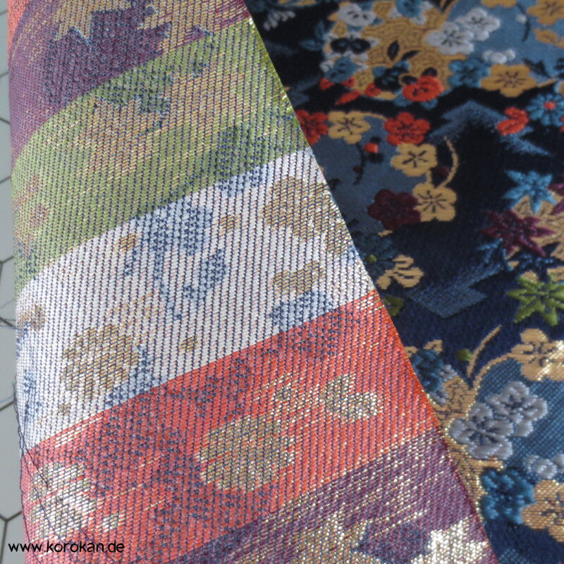 Rondelle fein und zart Kimono Seiden Obi Brokat