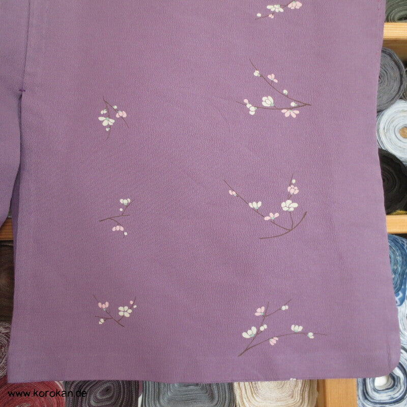 Blümchen Crepe Hitoe Komon Kimono