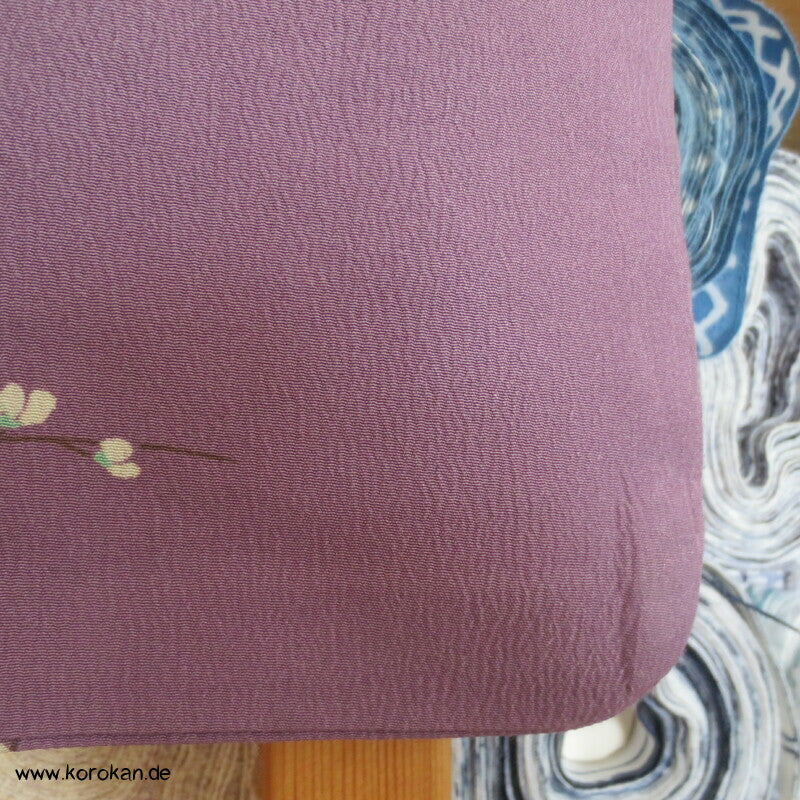 Blümchen Crepe Hitoe Komon Kimono