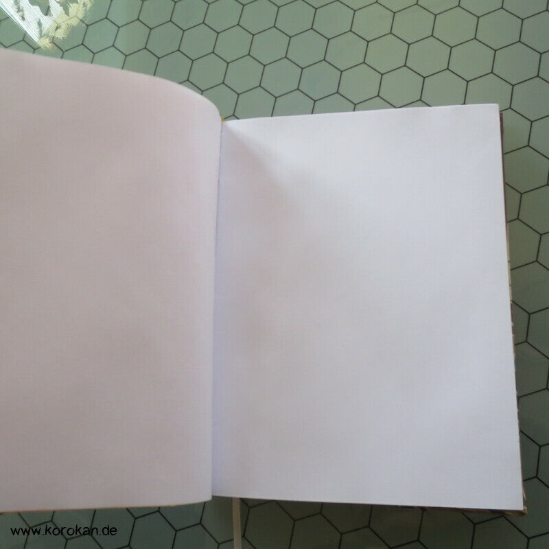 Tagebuch, Journal, Blanko Buch, japanische Baumwolle