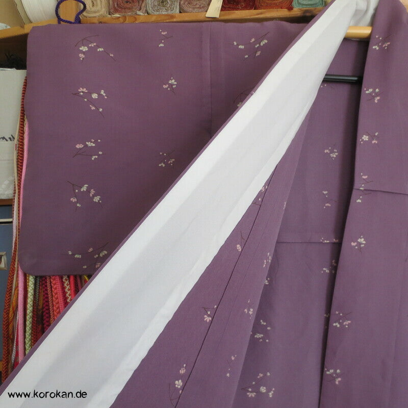 Blümchen Crepe Hitoe Komon Kimono