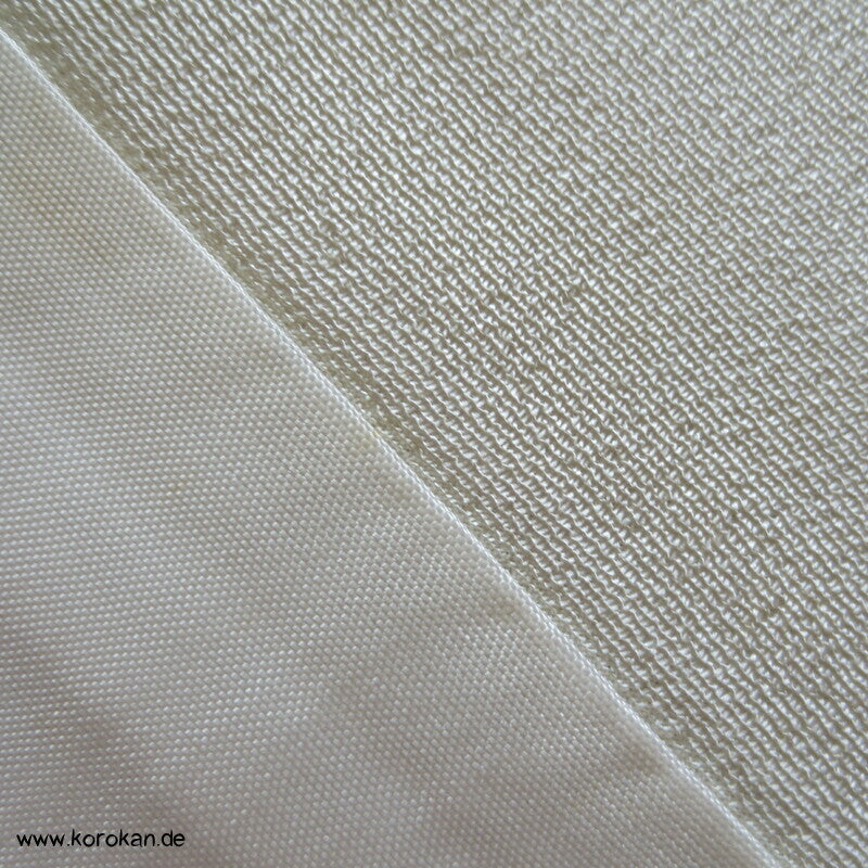 Nakagi Iromuji Kimono, naturweißer Seidencrepe