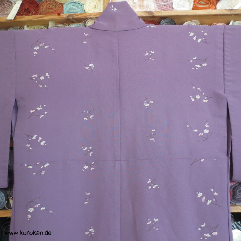 Blümchen Crepe Hitoe Komon Kimono