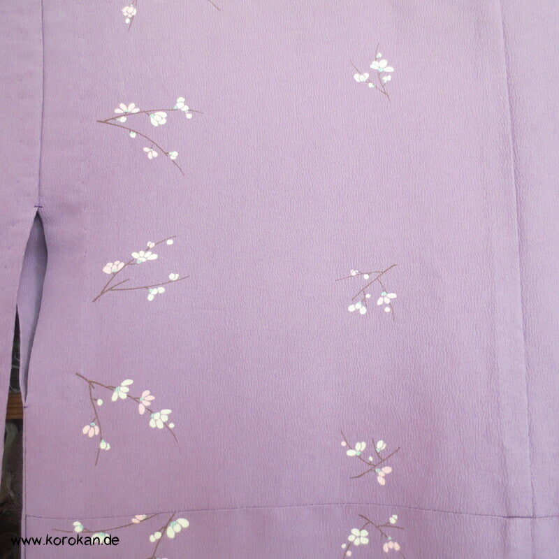 Blümchen Crepe Hitoe Komon Kimono