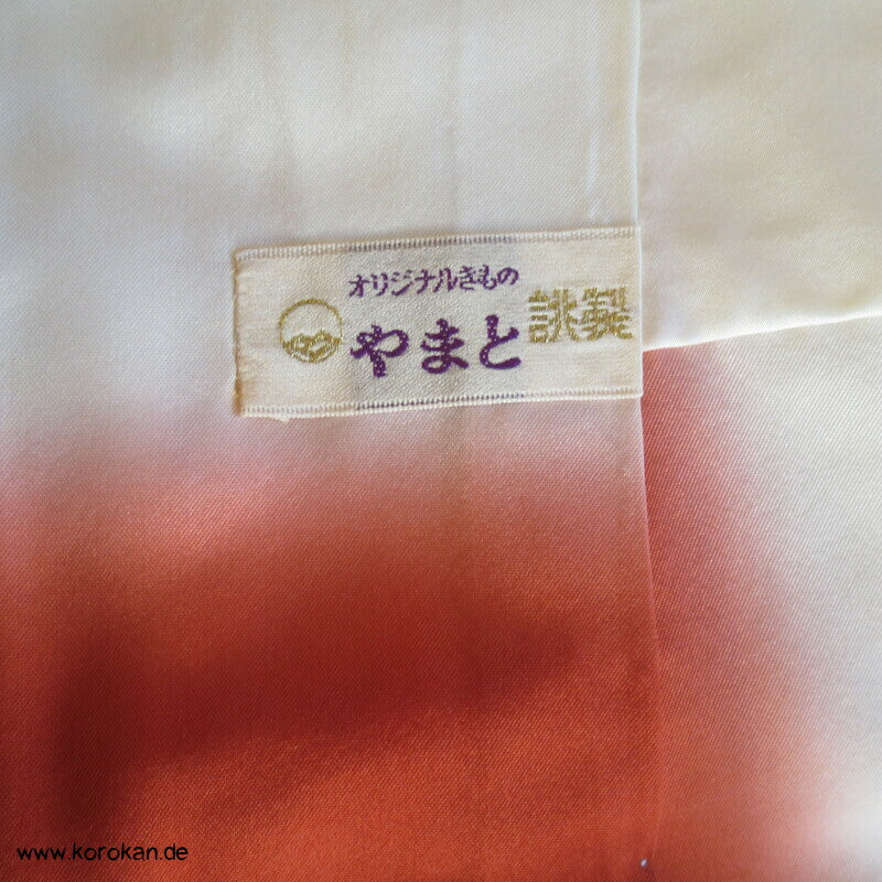 Bauersfrauen Tsumugi Seiden Kimono von Yamato