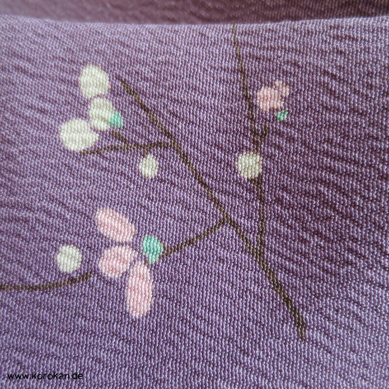 Blümchen Crepe Hitoe Komon Kimono