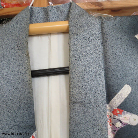 Stoffrollen Komon Seiden Kimono
