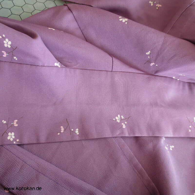 Blümchen Crepe Hitoe Komon Kimono