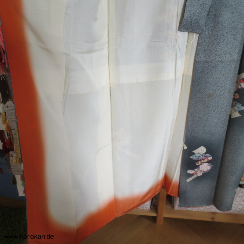 Stoffrollen Komon Seiden Kimono