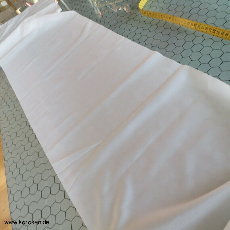 rein weiß Kimono Futter Stoffrest