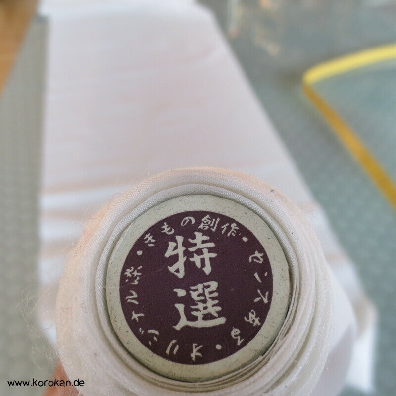 rein weiß Kimono Futter Stoffrest