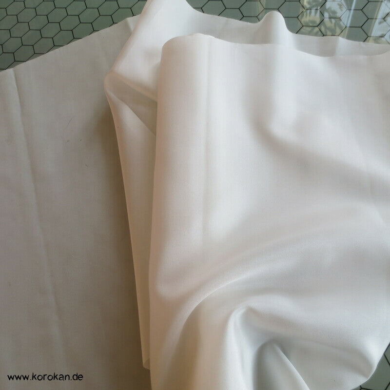rein weiß Kimono Futter Stoffrest