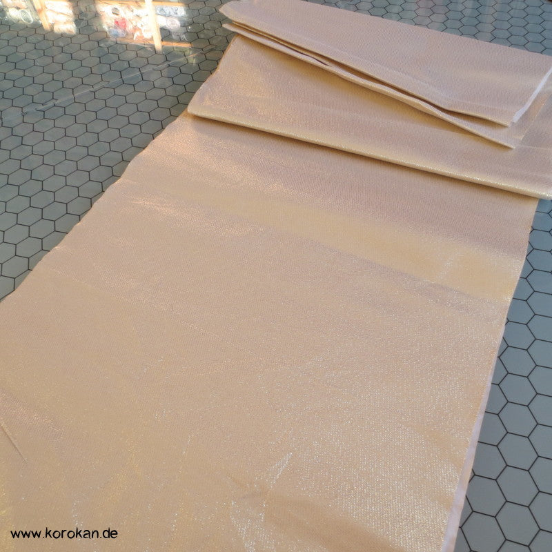 uni gold Ichikura Brokat für Obi