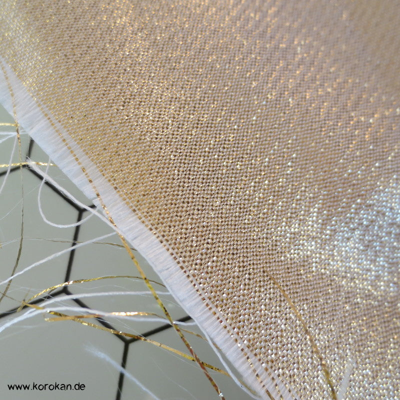 uni gold Ichikura Brokat für Obi