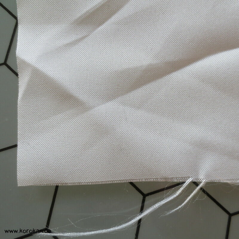rein weiß Kimono Futter Stoffrest