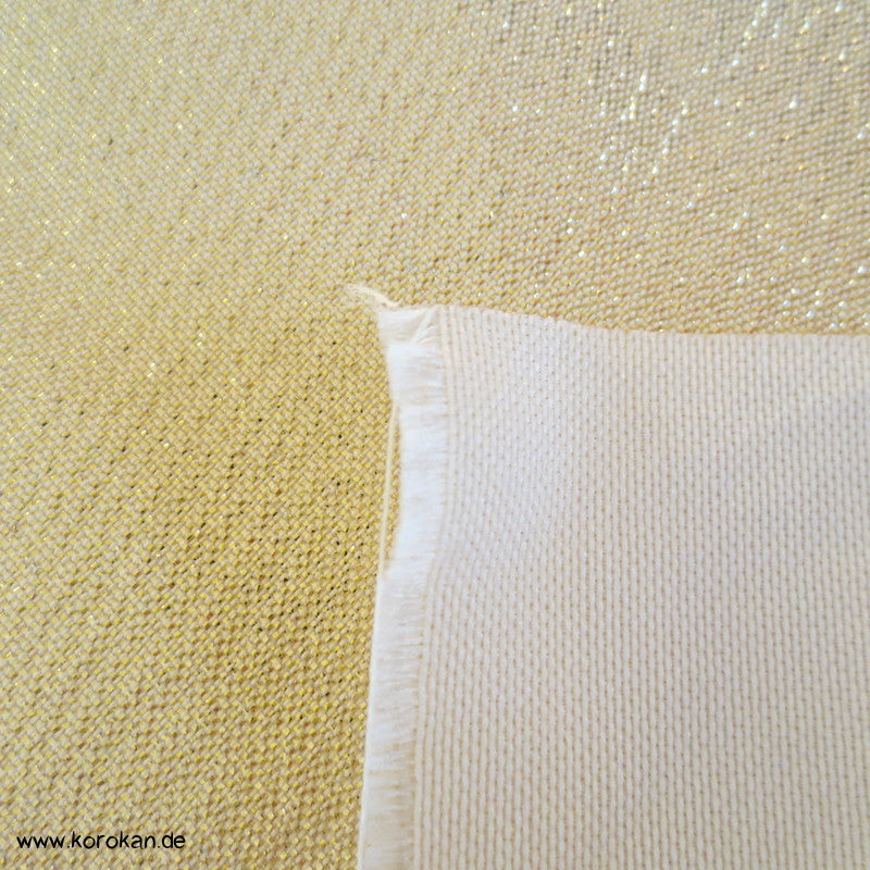 uni gold Ichikura Brokat für Obi